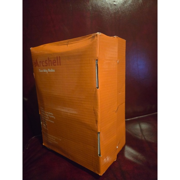 TWO sets of 2 Arcshell AR-6 Rechargeable Long Range Two Way Radios with Earpiece - Picture 8 of 9